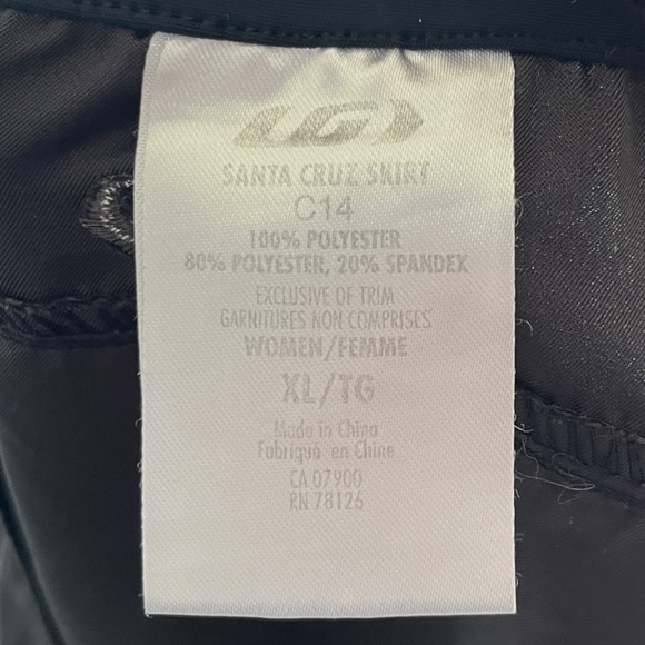 Vintage 90s Black Wrap Skirt LG Santa Cruz Skirt Beach Surf Skater Size XL - Picture 4 of 7
